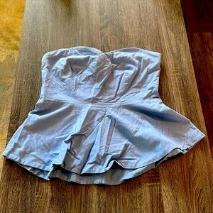 Blue shapeless shirt